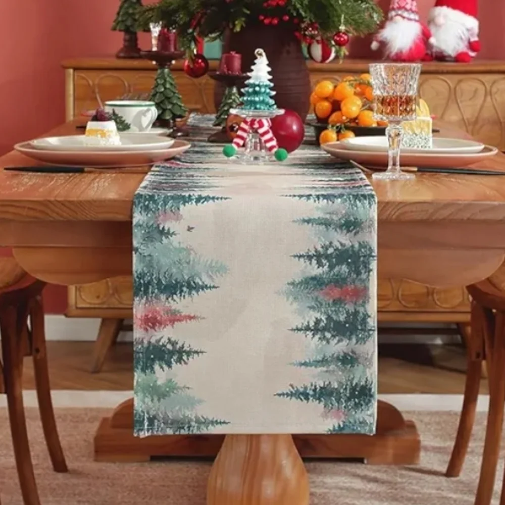 Bubolive Elegant Forest Table Runner 13